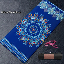 Load image into Gallery viewer, 72&quot;x39&quot;x8mm Large Size Yoga Mat Natural Non-Slip Mat
