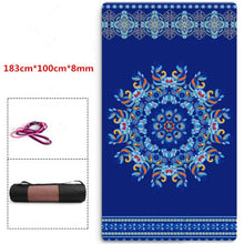 Load image into Gallery viewer, 72&quot;x39&quot;x8mm Large Size Yoga Mat Natural Non-Slip Mat
